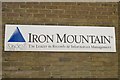 Sign for Iron Mountain Inc., Carpenter