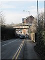 Rail bridge over the road