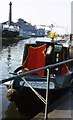 Narrowboat at Ellesmere Port, 1983