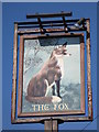 Sign for The Fox, Heathfield Road / Fox Lane, Keston, BR2