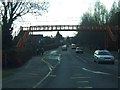 Footbridge and welcome message, Totnes