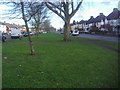 Grass verge along Walton Road