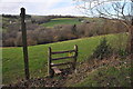 Stile and footpath