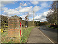 Victorian postbox at Foulsham