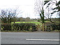 Entrance to the public open space just off the A334