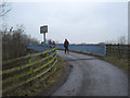 Bridge carrying Weardale Way footpath over the A1(M)