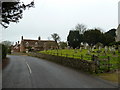 Road running past St Peter