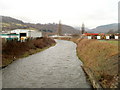 Ebbw River upstream, Pontymister