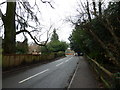 Approaching Longparish Primary School from the  Village Hall