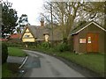 A thatched cottage at Bradfield St. Clare