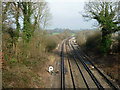 Horsham - Dorking line at A29 bridge