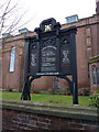 St Peters Catholic Church, Lytham, Sign