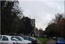 TQ7758 : Village Green and Church, Boxley by N Chadwick