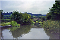 SJ9273 : Bridge 36, Smyth's, Macclesfield Canal, 1990 by Robin Webster