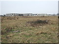 Derelict accommodation buildings on Sculthorpe Airfield