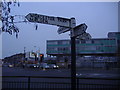 Fingerpost at London Road crossroads, North Cheam