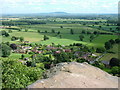 South-east from Grinshill cliff edge