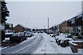 Bridgemary under snow - Wycote Road (2)