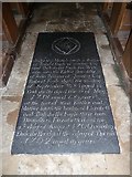 SU4739 : Holy Trinity, Wonston: floor memorial by Basher Eyre