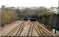 Newport : Hillfield tunnels viewed from the north