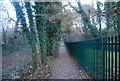 Footpath by Valley Park School