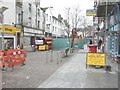 Sewer works, Guildhall Street, Folkestone