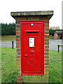 Large Edward VII pillar postbox at Reydon