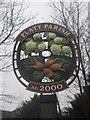 TQ6256 : Close-up of Platt Parish Village Sign by David Anstiss