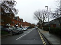 Looking from Gamble Road into Malthouse Road