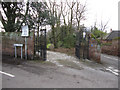 The gates to Townfield, Neston