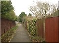 Footpath near Russell Road allotments
