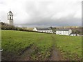 Bell tower and church buildings, Dromore