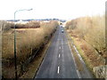 A467 viewed from Wesley Bridge, Nantyglo