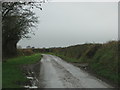 Road from Higher Crabdown over Burrington Moor