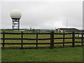 Radar station on Burrington Moor