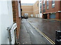 Looking from Portland Street into Scullards Lane