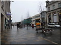 Empty seats in the High Street