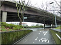 Approaching the Rudmore Flyover