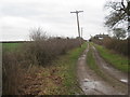 Track to Clump Hill Farm