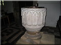 The font, West Torrington Parish Church