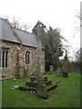 The churchyard cross, West Torrington Parish Church