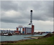 TQ2404 : Shoreham Power Station by Paul Gillett