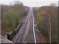 Railway line near Holybourne