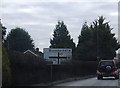 Road sign, A417