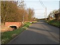 Stowmarket Road, heading towards Buxhall