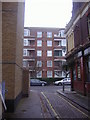 Lycett Place looking towards Becklow Road