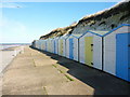 Beach huts on Westgate Bay