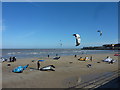 TR3170 : Kite surfing at Westgate Bay by pam fray