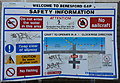 Information board at Beresford Gap, Birchington