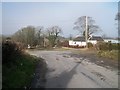 Complex road junction on the Lurganconary Road